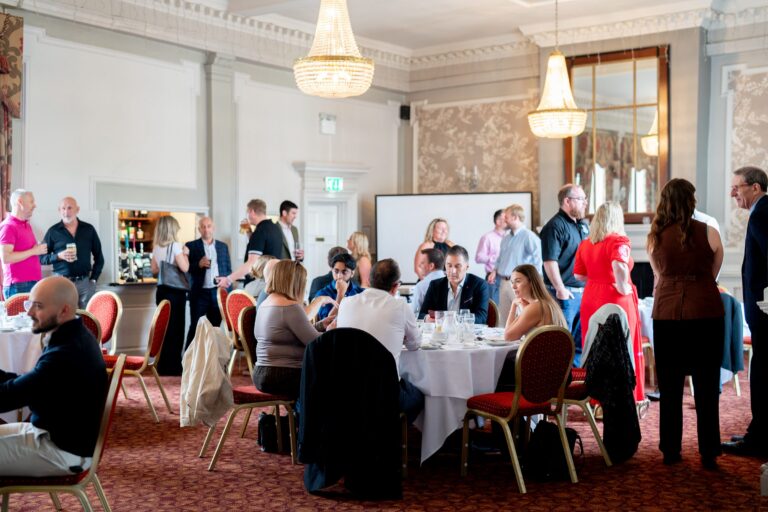 A full room at a B2B Lunch Club lunch in Norwich